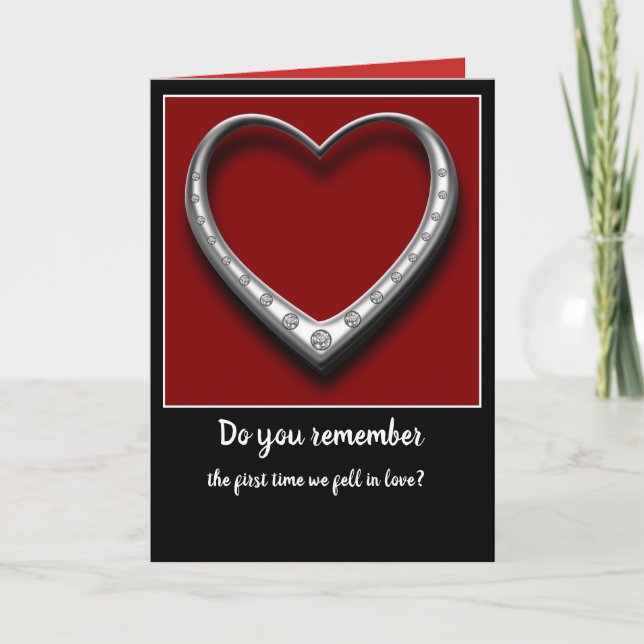 Första gången vi föll i kärlek-kortet kort (Framsida)