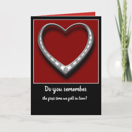 Första gången vi föll i kärlek-kortet kort