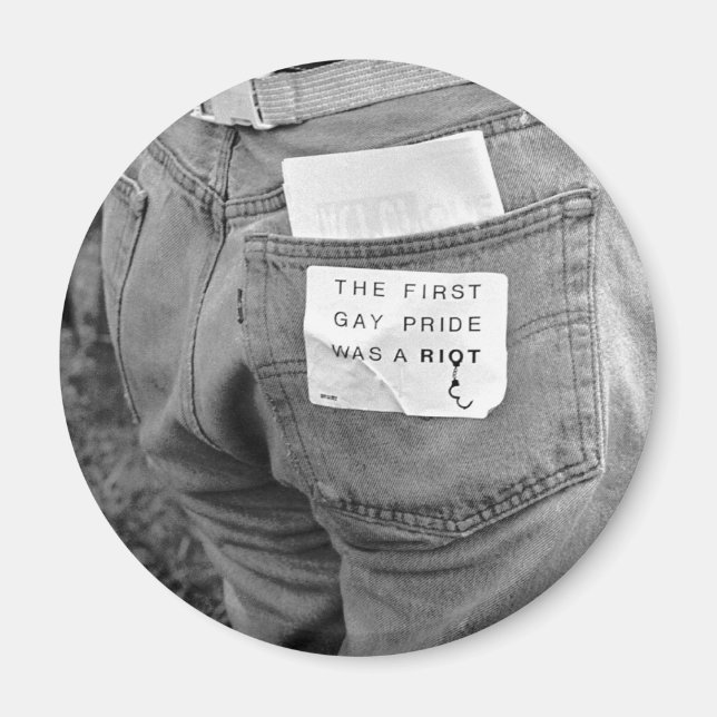 Första Gay pride Magnet (Framsidan)