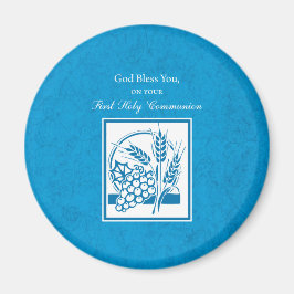 Första gemenskapen, vete, druvor, blå magnet