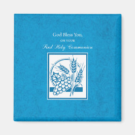 Första gemenskapen, vete, druvor, blå magnet