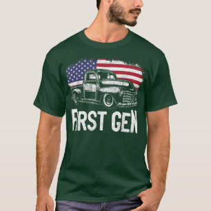 Första generalen Classic Lastbil 1:a Generation Vi T Shirt