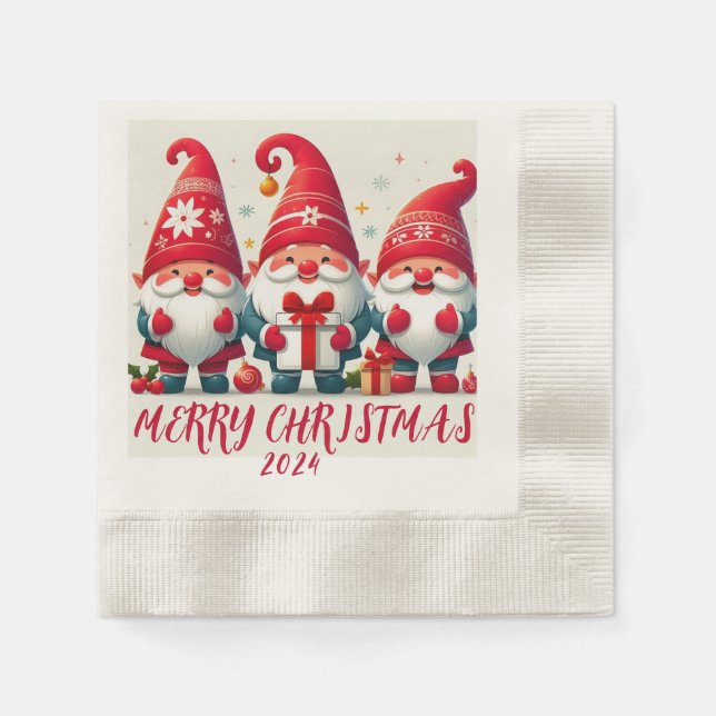 FÖRSTA GOD JUL PAPPERSSERVETT (Framsidan)