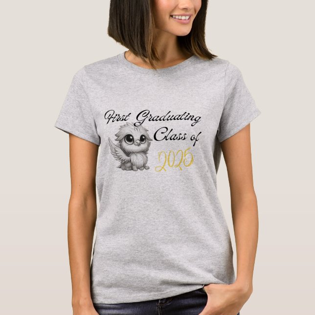 Första graderingsklassen 2025 Griffins teve T Shirt (Framsida)