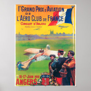 Första Grand Prix för luftfart Poster