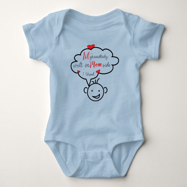 Första Grandbaby Bodysuit T Shirt (Framsida)