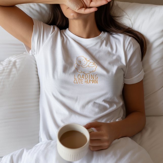 Första gravidadagen gul t shirt (Skapare uppladdad)