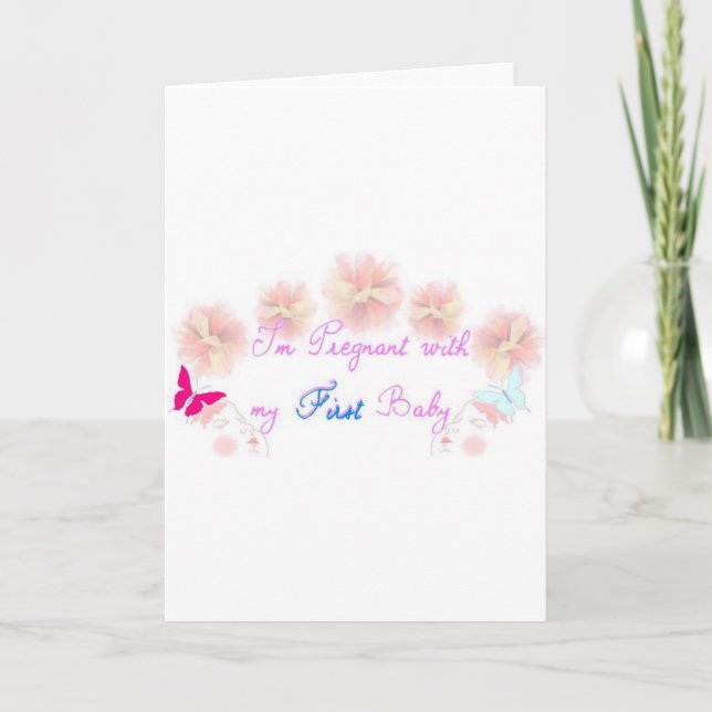 Första graviden meddelande (Framsida)