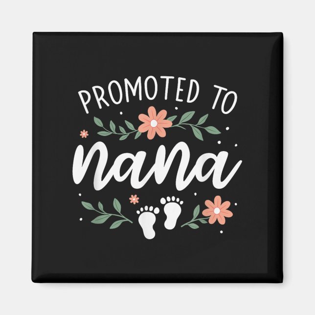 Första graviditetsmeddelandet Mormor - Befordrad t Magnet (Framsidan)