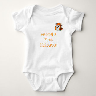 Första Halloween Anpassat Namn Pojke/Flicka T Shirt