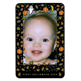 Första Halloween fotoram magnet