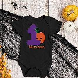 Första Halloween Lila Orange Personlig T Shirt