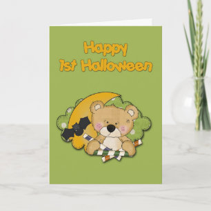 Första Halloween-pojkblocket Kort
