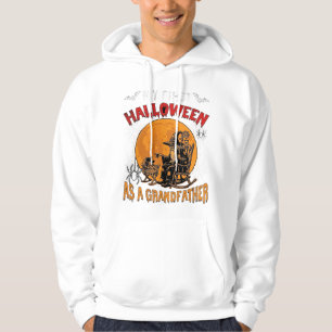 Första Halloween som farfar trollkarl fladdermus m Hoodie