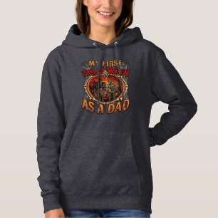 Första Halloween som pappa Zombie spökhus kyrkogår T Shirt