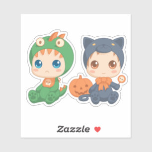 Första Halloween Spädbarn Black Cat Dragon Costume Klistermärken