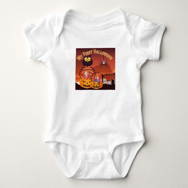 Första Halloween  T Shirt (Framsida)
