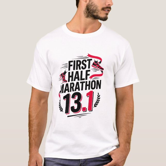 Första Halvmaraton 13,1 T Shirt (Framsida)