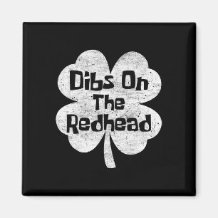 Första hands på rödhårig rolig irländsk St Patrick Magnet