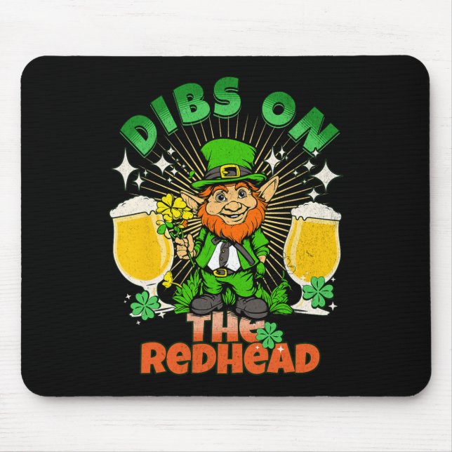 Första hands på rödhårig rolig irländsk St Patrick Musmatta (Framsidan)