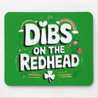 Första handske på rödhårig rolig St. Patrick's Day