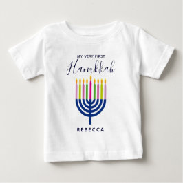 Första Hanukkah med stearinljus T Shirt