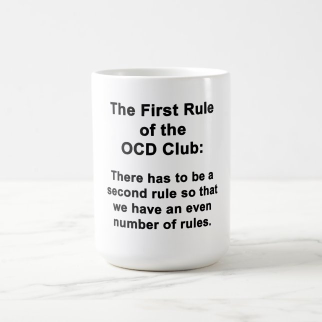 Första härskar av OCD-klubben Kaffemugg (Center)