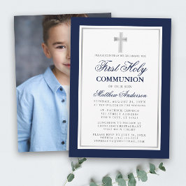 Första Heligan av communityn Blue Silver Photo Inbjudningar