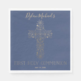 Första Heligan Communion Napkin - Anpassningsbar P Pappersservett