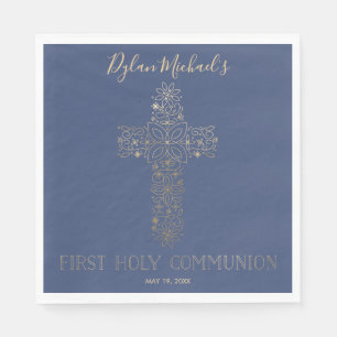 Första Heligan Communion Napkin - Anpassningsbar P Pappersservett