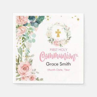 Första Heligan Communion Napkins Pappersservett