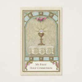 FÖRSTA HELIGAN, GEMENSAMMA EUCHARIST PÅ ALTAR VISITKORT