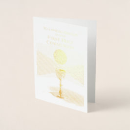 Första Heligan: Godförälder till Godson Foil Card Folierat Kort