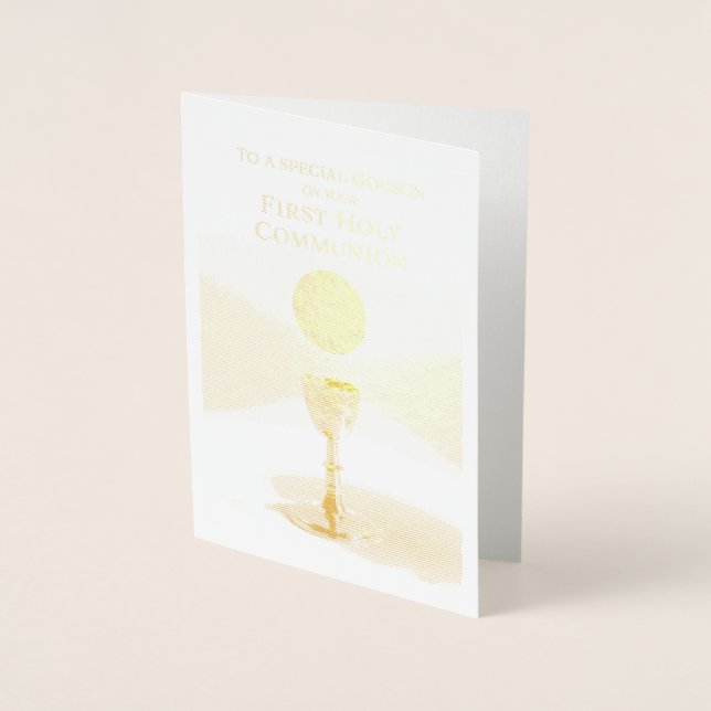 Första Heligan: Godförälder till Godson Foil Card Folierat Kort (Framsida)