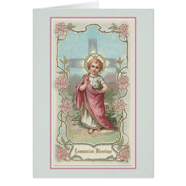 Första Heligan i kommunförbundet Traditionell kato Hälsningskort (Framsidan)