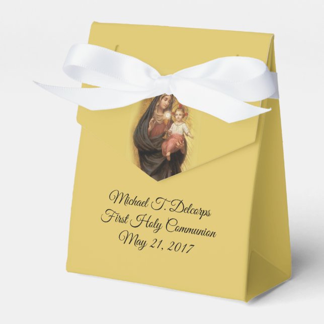 Första Heligan: Jungfru Mary Eucharist Presentaskar (Framsidan Sidan)