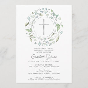 Första Heligan kommunfullmäktige Grey Silver Kor Inbjudningar