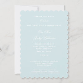 Första Heligan Kommunidad Kor med Dove och hjärta Inbjudningar