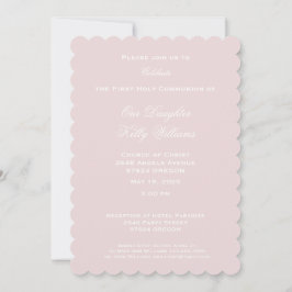 Första Heligan Kommunidad Kor med Dove och hjärta Inbjudningar