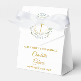 Första Heligan kommunision Laurel Greenery Garland Presentaskar