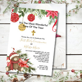 Första Heligan: Kommuniunion: Photo Winter-jul Inbjudningar