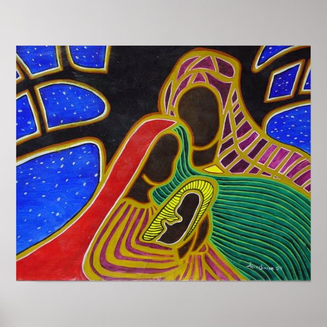 Första Heligans familjekonfiguration Poster (Framsidan)