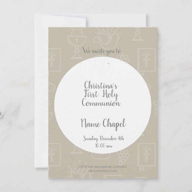 Första Heligans inbjudan (Framsida)