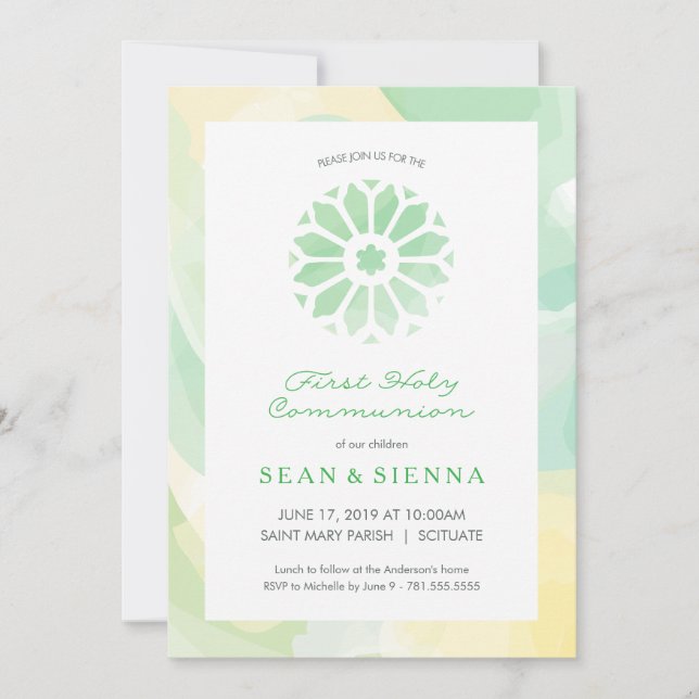 Första Heligans inbjudan till gemenskapen, flicka  (Framsida)