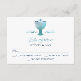 Första Heligans svarskort från kommunal OSA - pojk Kort