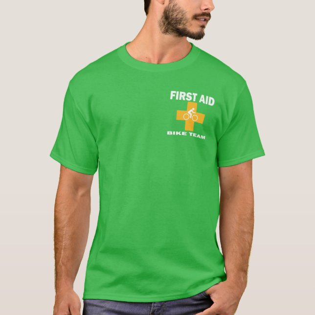 Första hjälpcykellag t-shirt (Framsida)