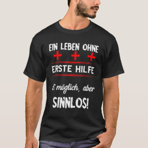 Första hjälpen-akutet för ambulans i sjukvårdare,  t shirt