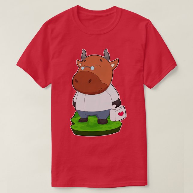 Första hjälpen: Bull Doktor T Shirt (Design framsida)