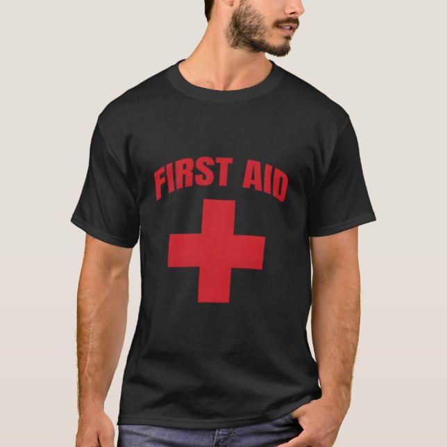Första hjälpen Kor för Akutets personalevenemang k T Shirt (Framsida)