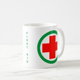 Första hjälpen - Medic - Ambulance, hjälp Kaffemugg